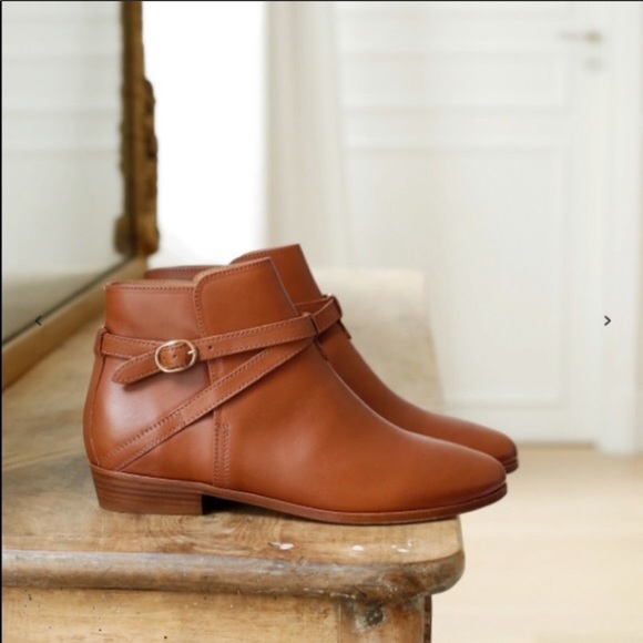 Sezane Shoes - Sézane Montana Low Boot Honey FR 38